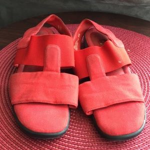 Cute fabric sandals
